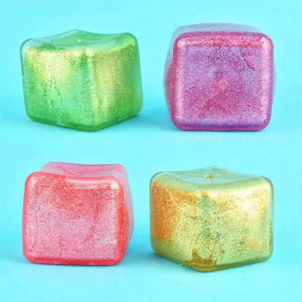 Squeeze Ice Cube Glitter asst.