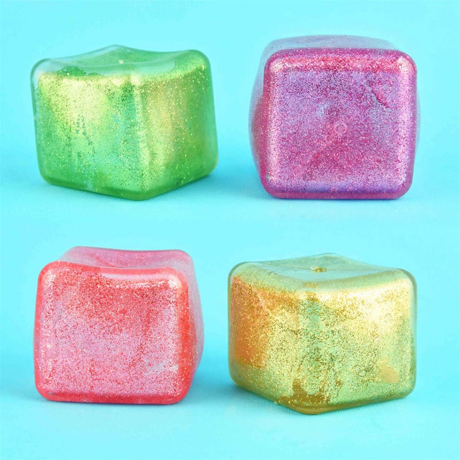 Squeeze Ice Cube Glitter asst.