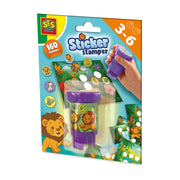 Stempel med Klistermærker med Jungledyr