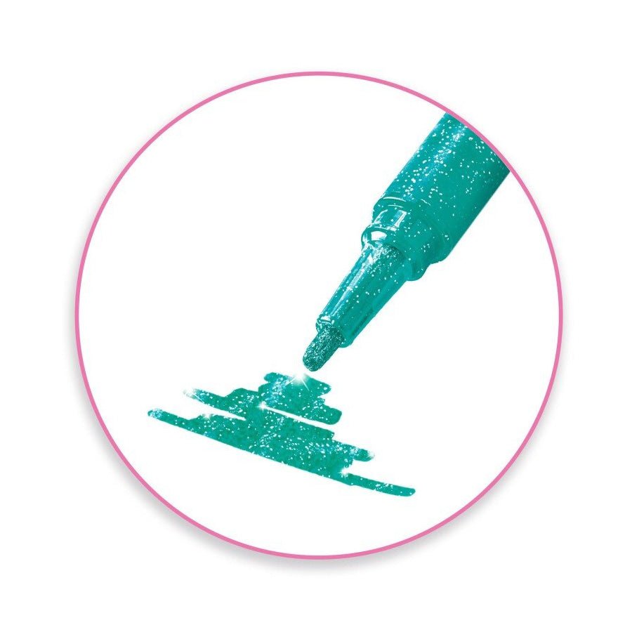 Sweet Glitter Markers (6 stk)