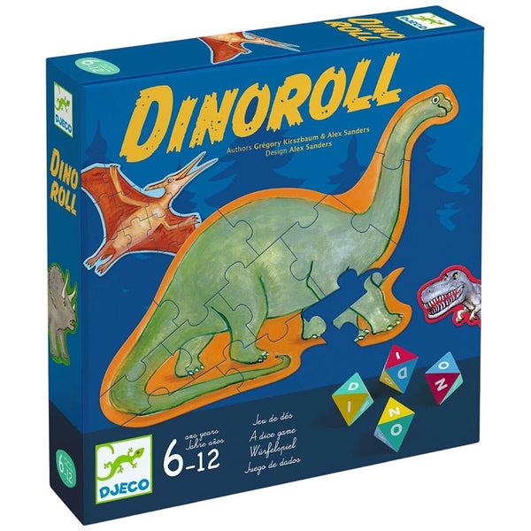 Terningspil med Puslespil i Dinoroll