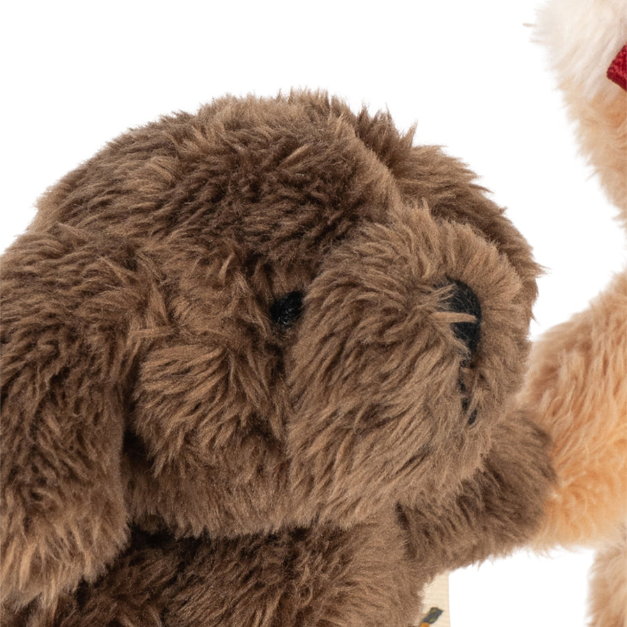 Tiny Teddy Bedste Venner i Green Stripe