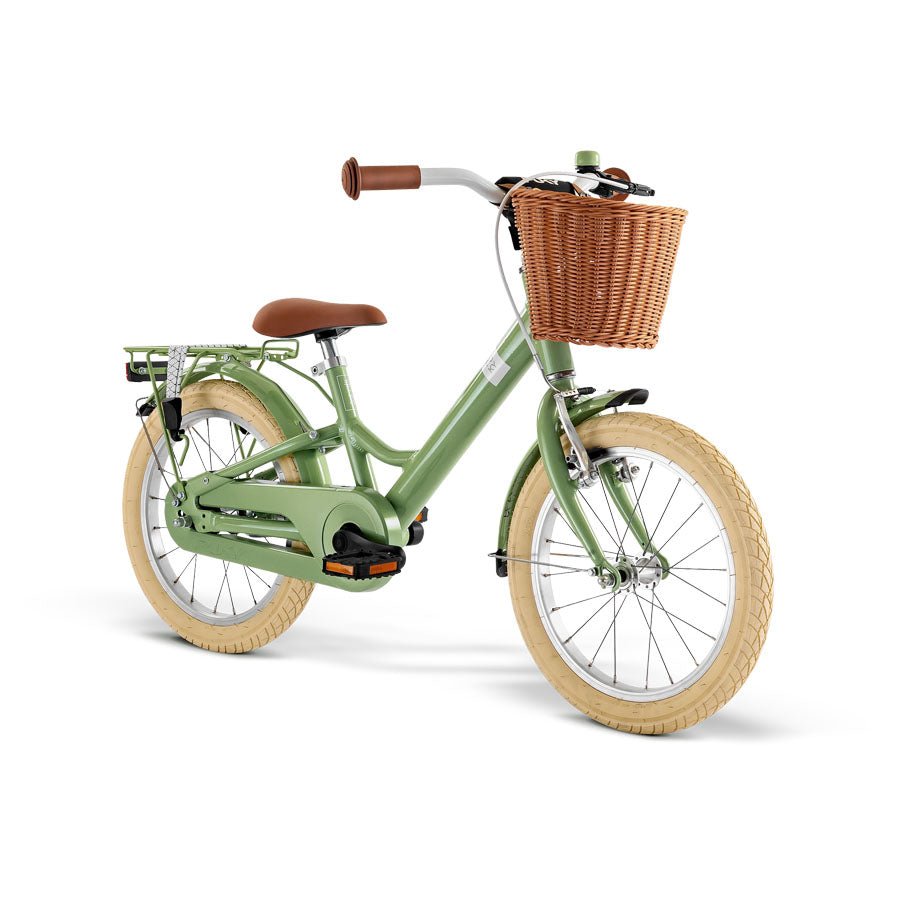 Youke Classic 16" Børnecykel, Retro Green