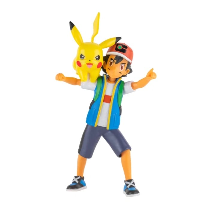 Battle Figurer Ash og Pikachu
