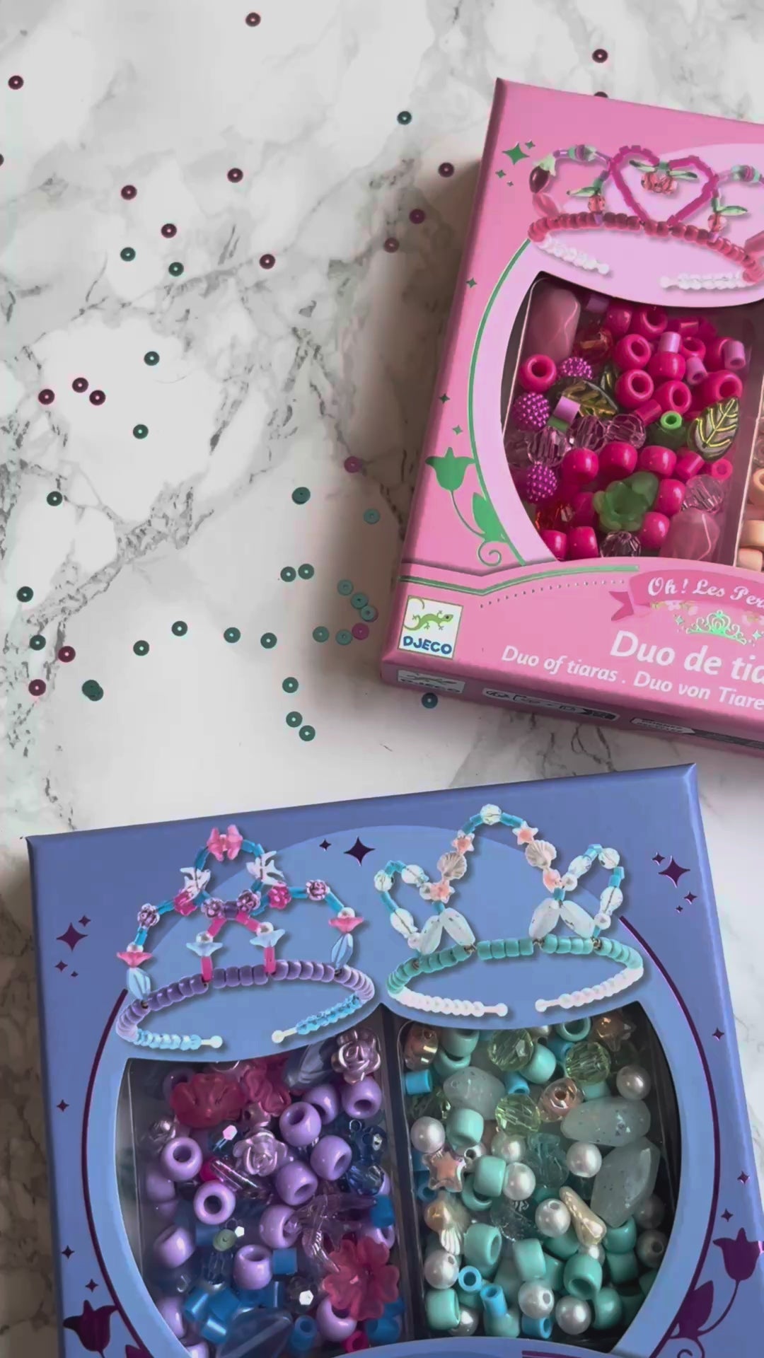 Video laden: Perlen für Haarreifen in Rosa Farbtönen