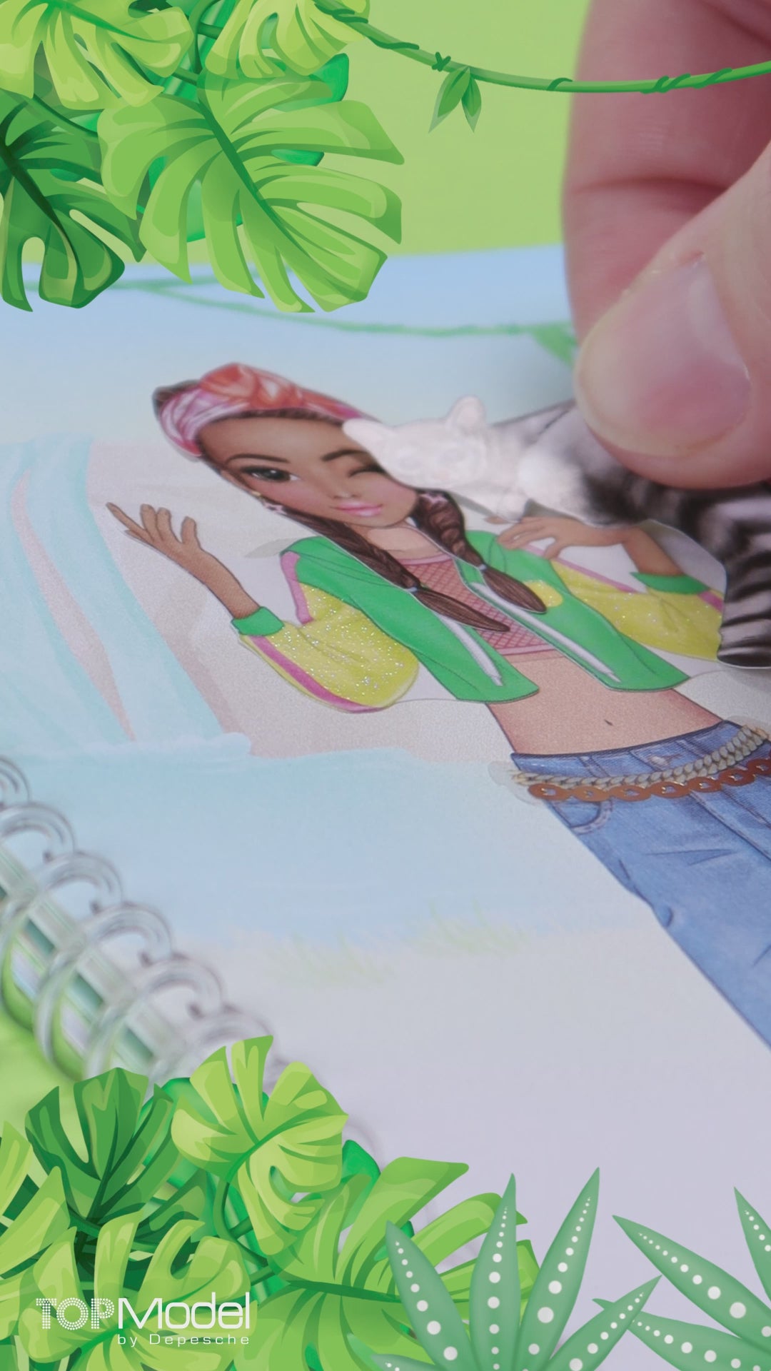 Video laden: Safari Dress Me Up Stickerbuch