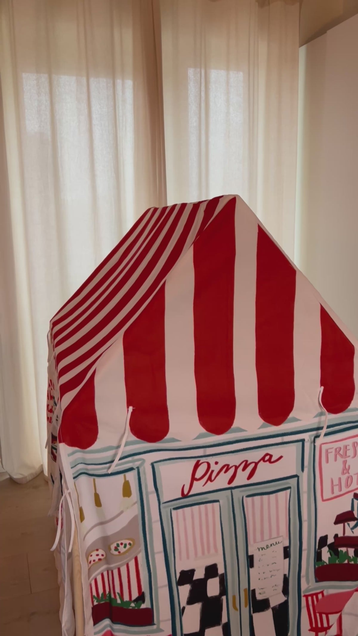 Video laden: Pizza-Restaurant-Zelt