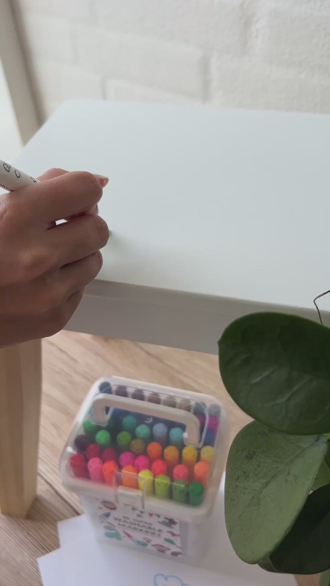 Video laden: 48 superwaschbare Filzstifte