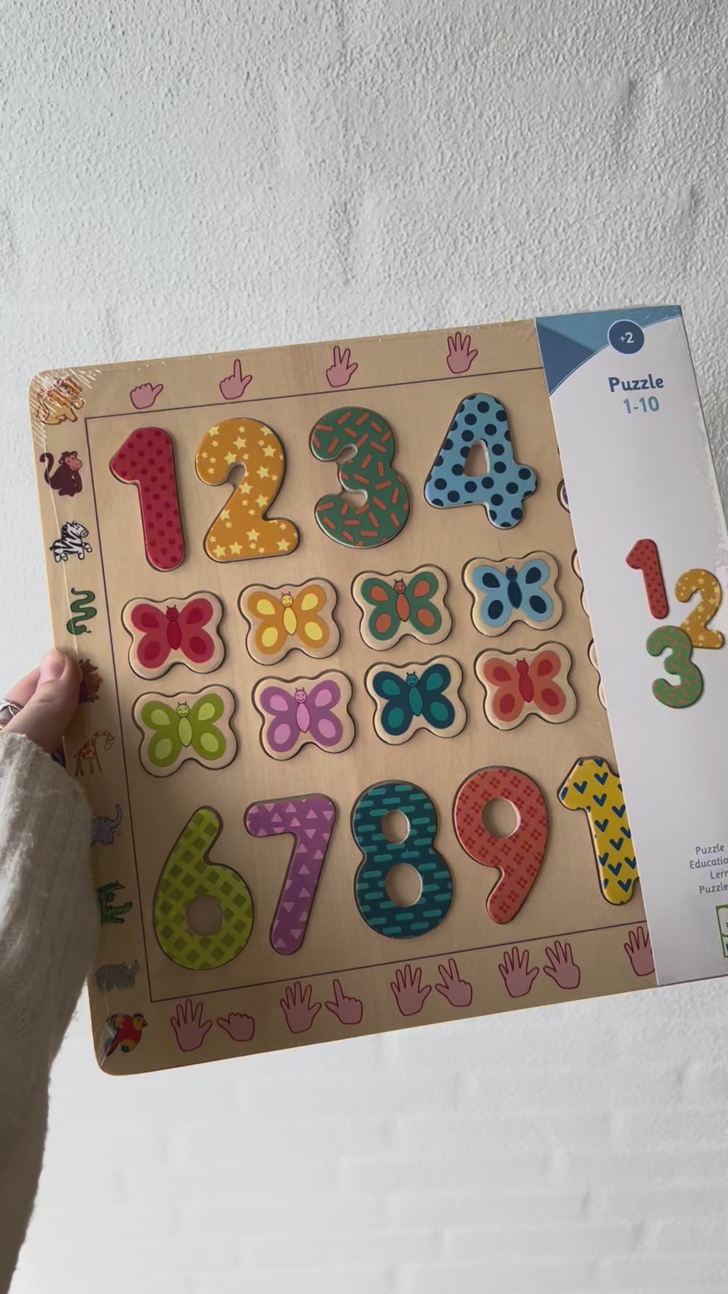 Video laden: Pädagogisches Holzpuzzle mit Zahlen