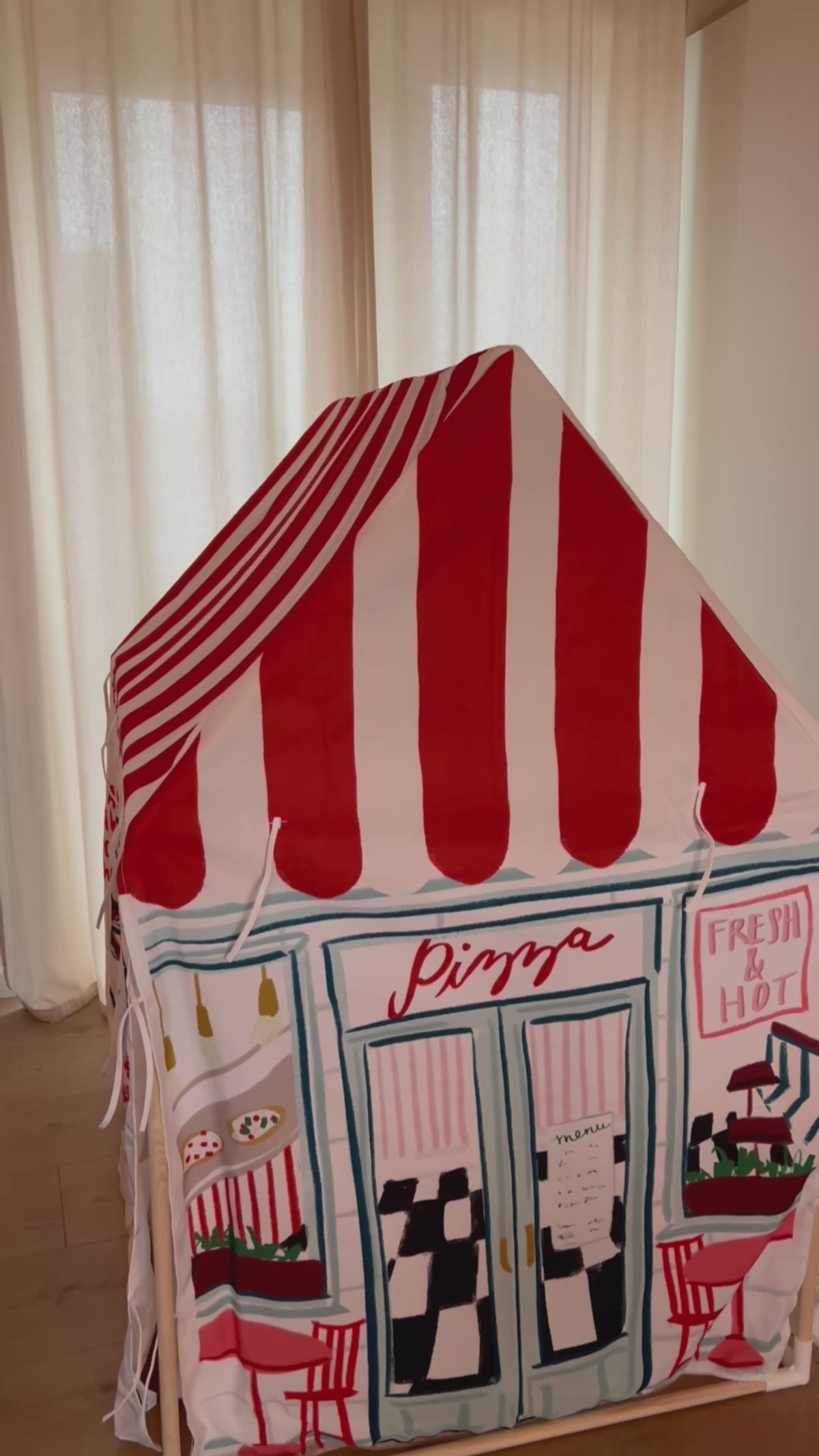 Video laden: Pizza-Restaurant-Zelt