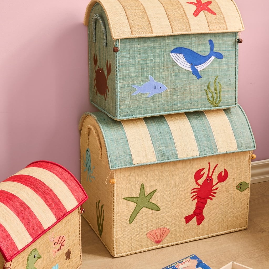 Opbevaringskurv Med Ocean i Lille