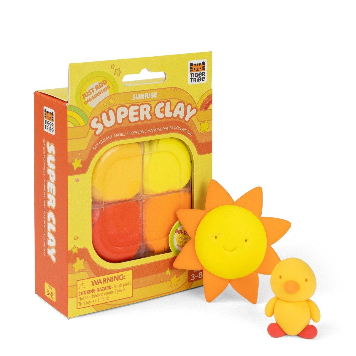 Super Clay i Sunrise Gul/Orange